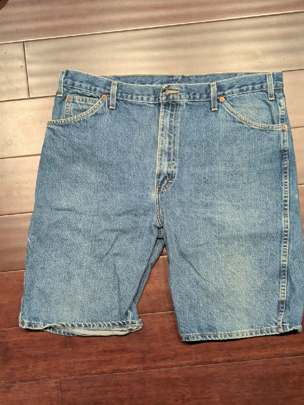 Dickie's Men's Blue Denim Shorts Size 38